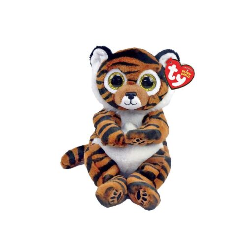 TY Beanie Babies Knuffel Tijger Clawdia 15 cm