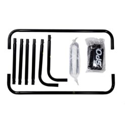 Alternative view of SportX Metalen Voetbaldoelen 78x56x45 cm 2 Stuks Zwart