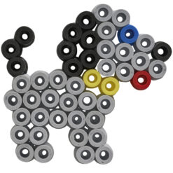 Alternative view of Hama Strijkkralen Maxi Emmer + Legbord 3000 Stuks