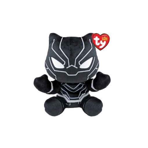 TY Beanie Babies Marvel Knuffel Black Panther 15 cm