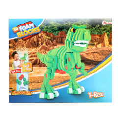 Alternative view of Toi-Toys Knutselpuzzel Dinosaurus 25,8 Cm Groen 104-delig