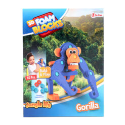 Alternative view of Toi-toys Knutselpuzzel Aap Junior 25,8 Cm Blauw 59-delig