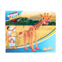 Alternative view of Toi-Toys 3D Puzzel Giraffe Junior 31,5 Cm Foam Oranje 104-delig