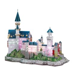 Alternative view of Cubic Fun 3D Puzzel Neuschwanstein Castle + LED Verlichting 128 Stukjes