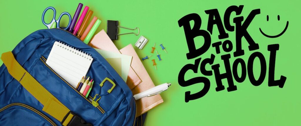 back to school banner