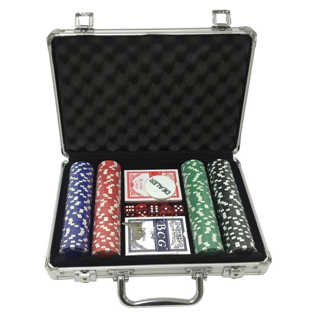 Poker Set in Aluminium Koffer - Afbeelding 2