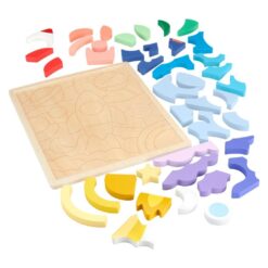 Alternative view of Fisher Price Houten Vormen Puzzel 42 Stukjes