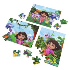 Alternative view of Dora 3in1 Houten Puzzel 3x24 Stukjes
