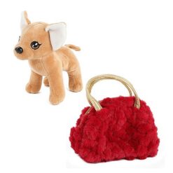 Alternative view of Pluchen Chihuahua Hond in Blingbling Handtas