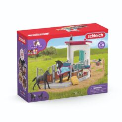Alternative view of Schleich Horse Club Paardenbox + Merrie en Veulen