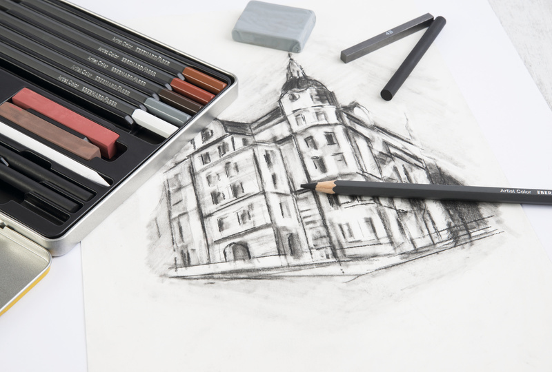 Eberhard Faber EF-516916 Tekenset EFA Bliketui 16 Stuks - Afbeelding 3