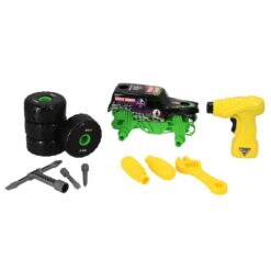 Alternative view of Monster Jam Mechanix Build and Re-Build Grave Digger 1:18