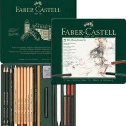 Faber Castell FC-112976 Pitt Monochrome Set Faber-Castell 21-delig Medium