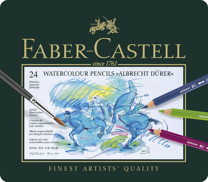Faber Castell FC-117524 Aquarelpotlood Faber-Castell Albrecht Dürer Etui à 24 Stuks - Afbeelding 2