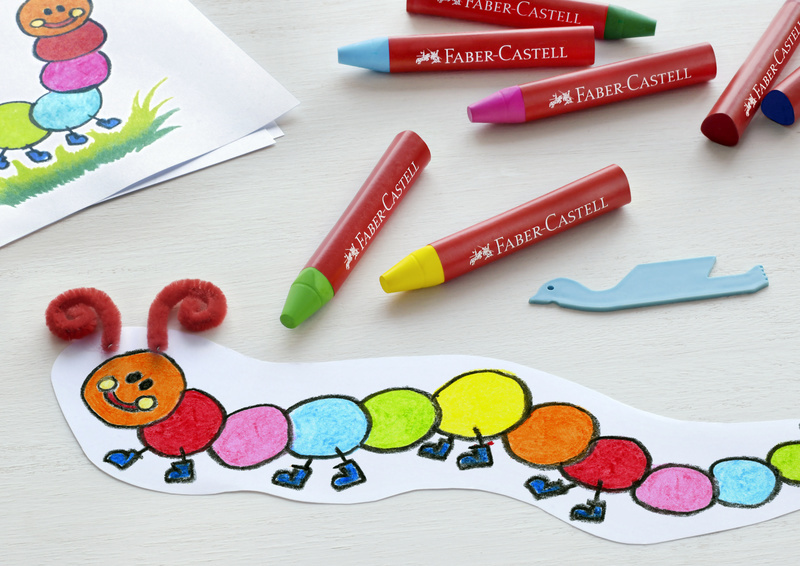 Faber Castell FC-120011 Jumbo Waskrijt 12 Stuks - Afbeelding 5