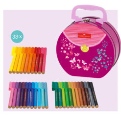 Faber Castell FC-155537 Connector Viltstiften Handtas 33 Stuks