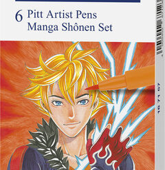 Faber Castell FC-167157 Tekenstift Faber-Castell Pitt Artist Pen Manga 6-delig Etui Shônen