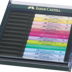 Alternative view of Faber Castell FC-267420 Tekenstift Faber-Castell Pitt Artist Pen Brush Set 12 Stuks Pastel