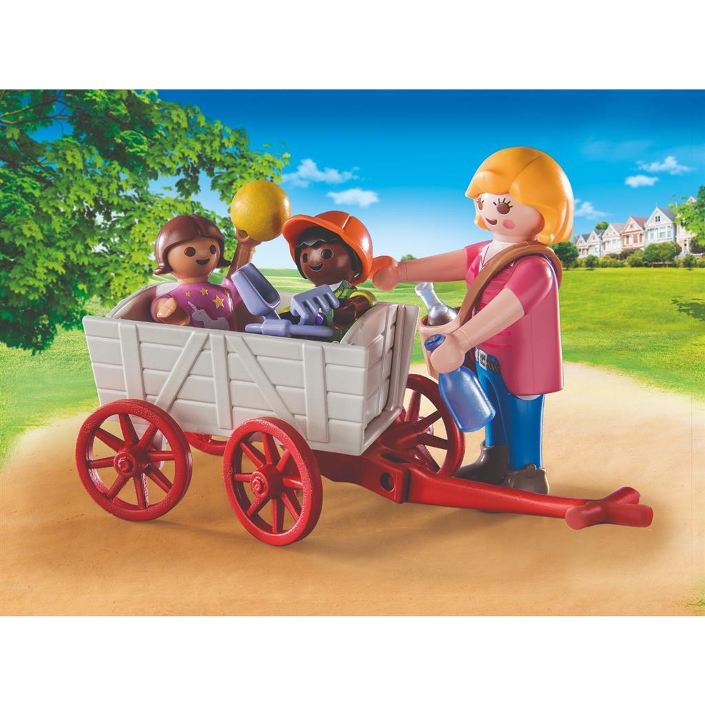 Playmobil 71258 Starter Pack City Life Kinderoppas Bolderwagen - Afbeelding 3