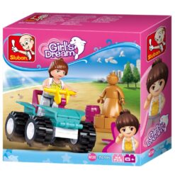 Alternative view of Sluban M38-B0599 Girls Dream Beach Quad 54-delig