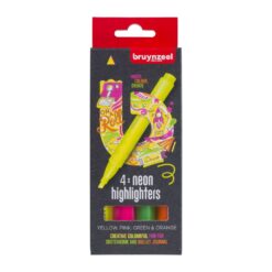 Bruynzeel Markeerstiften 4 Neon Kleuren