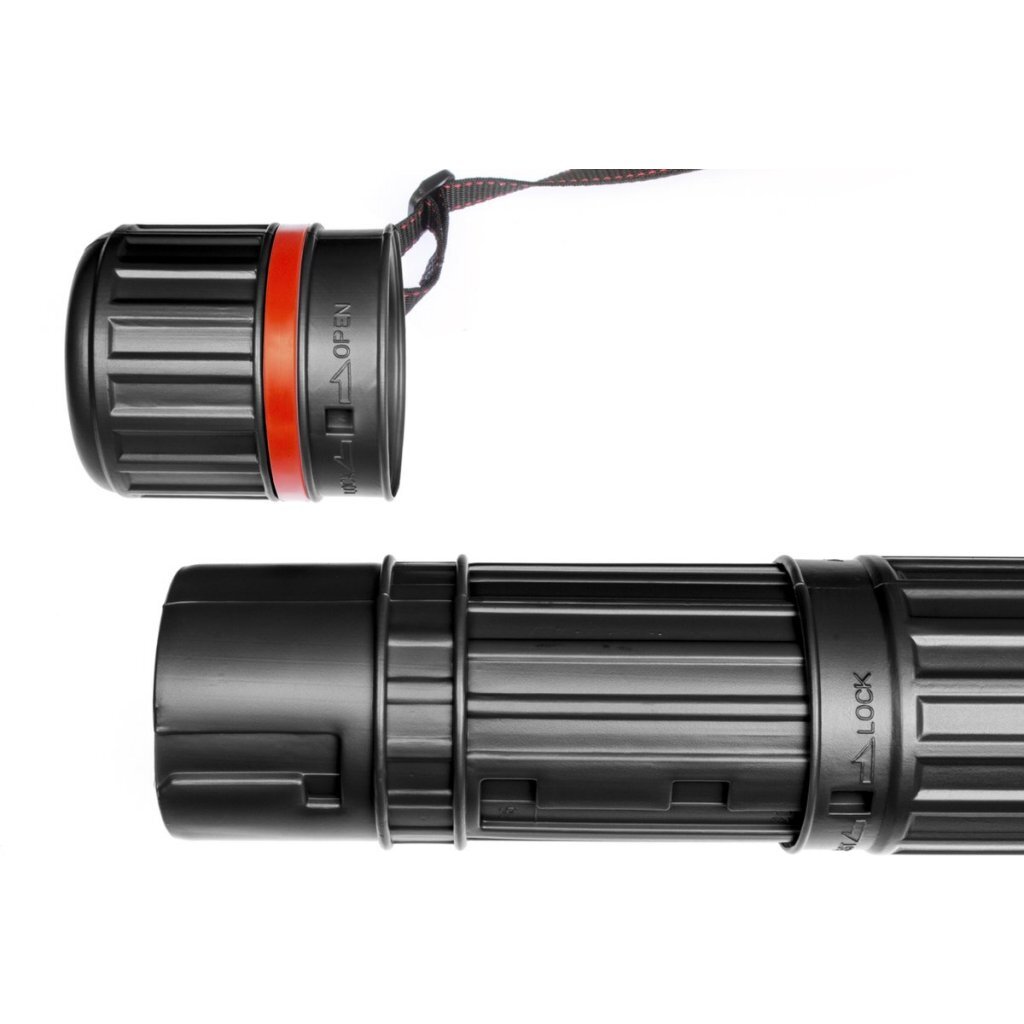 Kangaro K-830202 Tekenkoker Uitschuifbaar 12.5x77-132 cm Zwart - Afbeelding 2