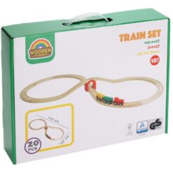 Alternative view of Houten Treinbaan 20-delig