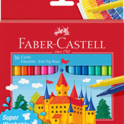 Faber Castell Viltstiften 36 Stuks Uitwasbaar Karton Etui