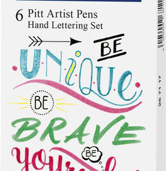 Faber Castell FC-267116 Tekenstift Faber-Castell Pitt Artist Pen Handlettering I 6-delig Etui