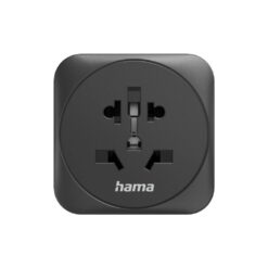 Alternative view of Hama Reisadapter Type E/F 3-polig EU 1x USB-C 1x USB-A PD 20W Zwart