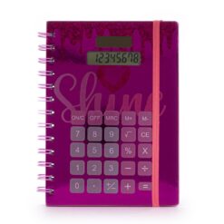 Alternative view of Dream Big Notitieboekje met Calculator Roze