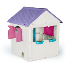 Alternative view of Dolu Speelhuis Roze/Wit/Blauw/Paars 122.5x110x104cm