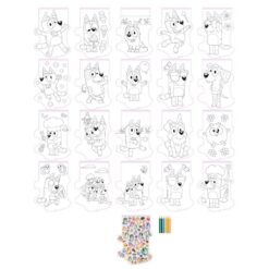 Alternative view of Bluey Kleurblok met 6 Potloden + 57 Stickers