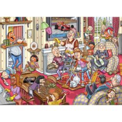 Alternative view of Jumbo Puzzel Wasgij Retro Mystery 10 Voorjaars Schoonmaak 1000 Stukjes